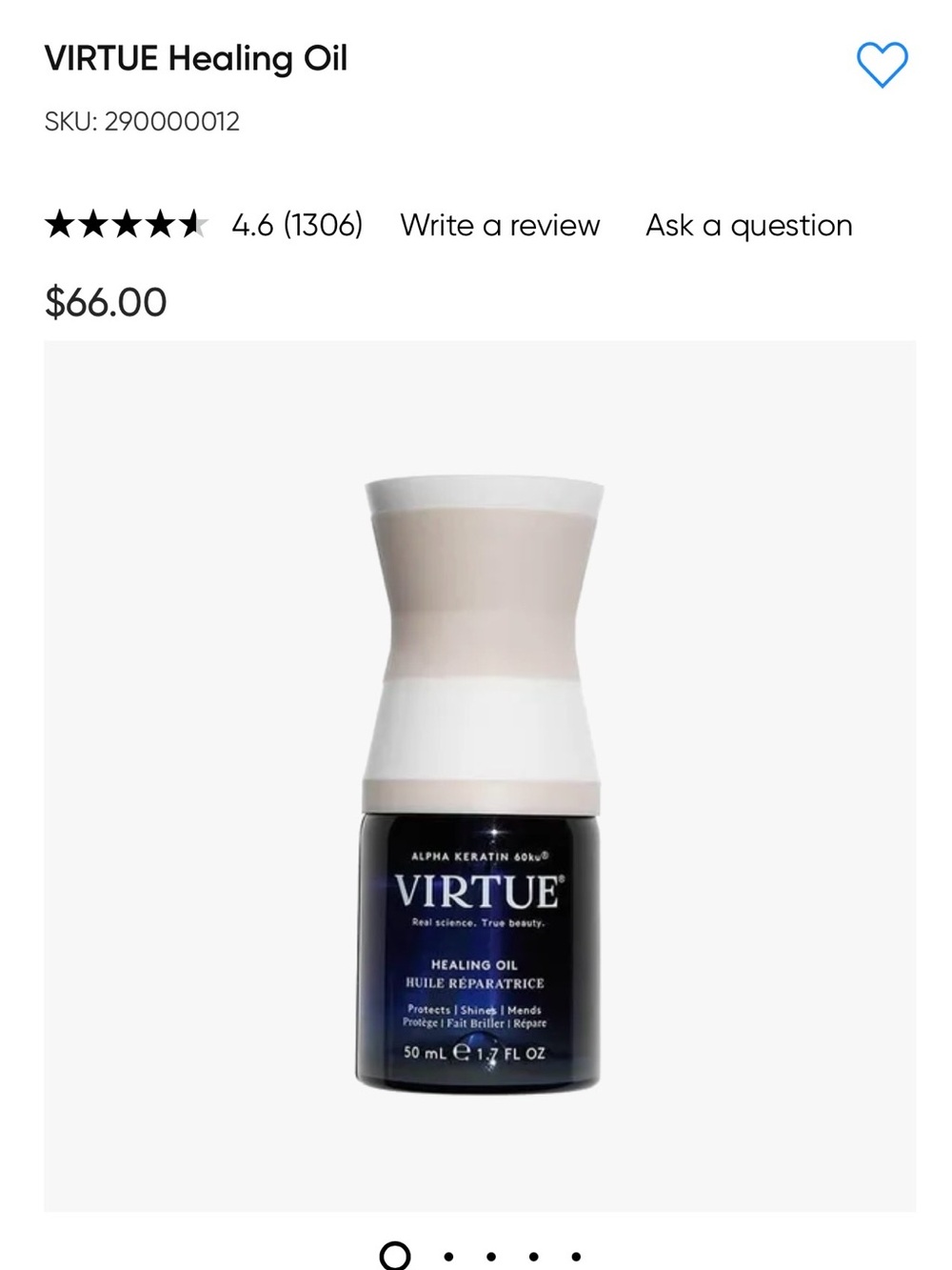 NWT Virtue Healing Oil
